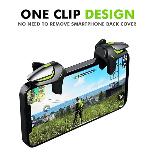 SpinBot BattleMods NinjaX | Mobile Gaming Triggers | 5X Faster with Capacitive Conduction | for BGMI/Free Fire Max/COD Mobile - (Black) - Image 2