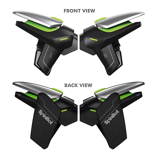 SpinBot BattleMods NinjaX | Mobile Gaming Triggers | 5X Faster with Capacitive Conduction | for BGMI/Free Fire Max/COD Mobile - (Black) - Image 5