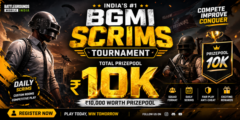BGMI scrims india